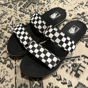 Vans checkerboard sandals